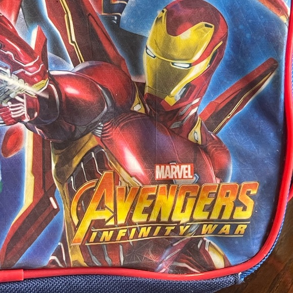 Marvel Avengers Kids Backpack - Red, Blue, Yellow - Picture 2 of 9